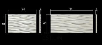 Geometrical panel (PGM_0122) 3D model for CNC machine